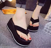Two  Soft Women's Daily use comfortable stylish sandal type slippers/flipflop/Heels Slipper for Women & Girls