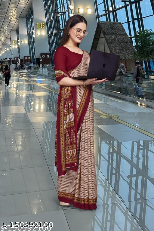 Georgette Printed Casual Wear Saree