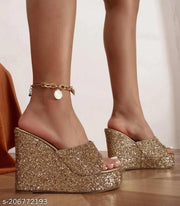 Dreamsafe store wedge  heel sandal attractive design for women & girls