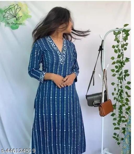 New indigo Single Kurti