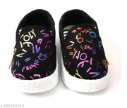 Coolz Kids Unisex Casual Shoes Pogo-2A Black for 1-4 Years Boys and Girls