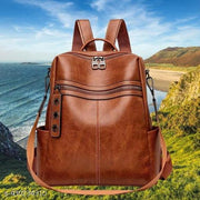 MomsyStore Leather Backpacks For Girls And Women