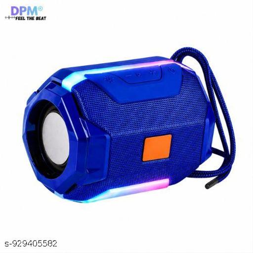 DPM Wireless Bluetooth Speaker with RGB LED Lights, High Bass Audio, 5W Powerful Sound, USB TF Card Playback, FM Mode, Portable Design