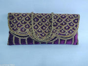 Bridal Clutches for women  (Pattern may vary based on availability)