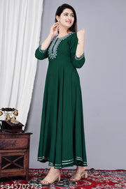 women anarkali kurti