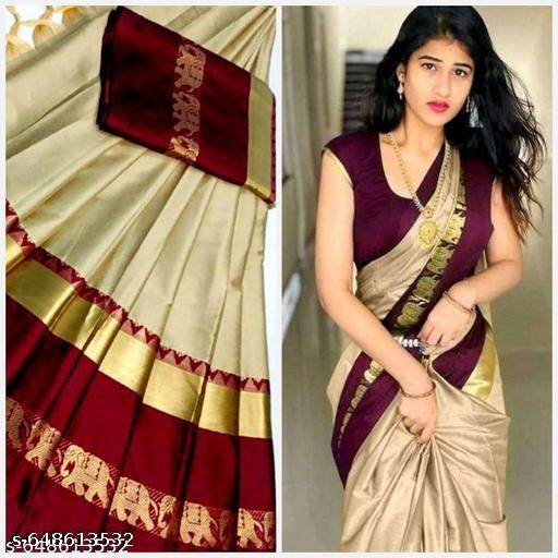 Hathi Design Silk Saree (Hathi Saree)