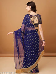 Chiffon Jhalar Saree