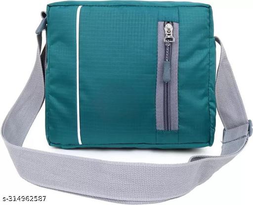 Fancy Craft Men & Women Green Sling Bag - Extra Large