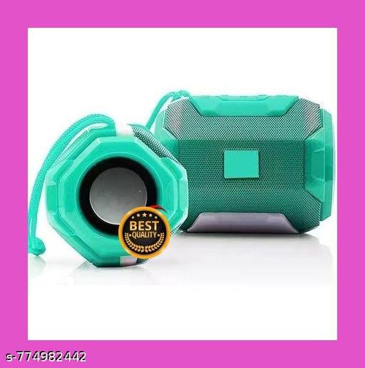 Wireless Flashlight Bluetooth Speaker | Super Bass 10W Portable Hanging Music Speaker for Smartphones (Green)MA