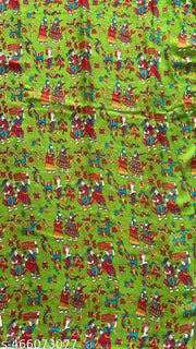 Georgette Printed Saree (Lace Border)