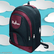 Unisex school college laptop travel backpack office bag with 3 compartments
