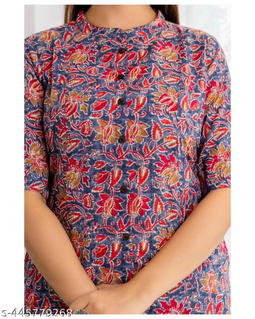 Women kurti flowers print