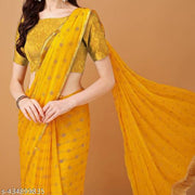 Saree With Blouse Piece