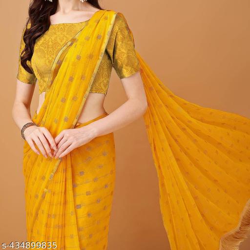 Saree With Blouse Piece