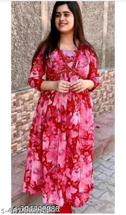 Veer Balaji New printed and embroidered kurta fow women