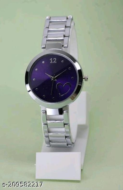 Best Quality Solid Textured Round Case Dial Shiny Metal Belt Women Analog Watches for Girls