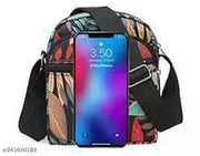 MOMISY Women Mobile Messenger Bag Ladies Nylon Shoulder Cross Body Long Strap for College, Outing, Travelling, Work