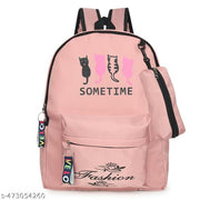Backpack School Bag For Travel With Bottle Compartment | Trendy Water Resistant High Storage Bag For Men & Women | Boys & Girls Laptop Printed Backpack For College Gift