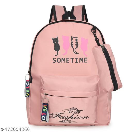 Backpack School Bag For Travel With Bottle Compartment | Trendy Water Resistant High Storage Bag For Men & Women | Boys & Girls Laptop Printed Backpack For College Gift