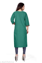 stylelist kurti with embroidered work