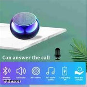 Bluetooth Mini Smart Speaker,4D Stereo HQ Sound ,Shiney Metal ,Small But Very Loud Multi color Mini Booost 4 Speaker