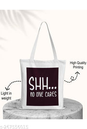 TrendoPrint Women & Girls Extra Spacious Cotton Multicolor Tote Bag-NTB112