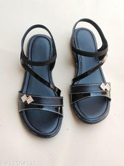sanjana fashion flats slippers fancy womens girls heels sandals chappals