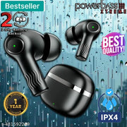 BEATZ/M10/M19/T12/ULTRABUDS/EARPODS TWS Bluetooth Earbuds Wireless Bluetooth 5.1 Stereo IPX7 Waterproof bluetooth Headset wireless earbuds ANC Earbuds which comes with 12 hour Battery Backup