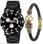 HC HARMI CREATIVE Staylish Modern Men Watches with Bracelate