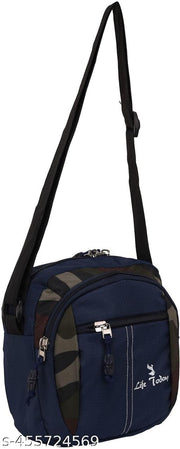 Stylish Nylon Sling Cross Body Travel Office Business Messenger Bag for Men Women