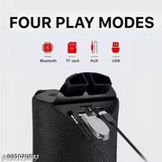 BLUTOOTH SPEAKER BOX SMARGB Bluetooth Speaker 10W with Bass Boost | Wireless Portable Speaker with Mic, USB, Aux, SD Card | Outdoor & Indoor Use | Waterproof, LED Light ShowL SIZE
