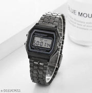 Sports Waterproof Watch for Men Boys with Backlight Alarm Snooze Stopwatch Analog Watch - For Boys Digital Black Round Waterproof Gym Fitness Freek