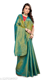Stylish Silk Saree with Blouse – Fashionable Ethnic Wear for Women | Stylish Trendy Saree | Perfect for Weddings, Festive Celebrations, and Special Occasions | Premium Silk, Designs, and Luxurious Comfort | Traditional Look with Elegant Saree