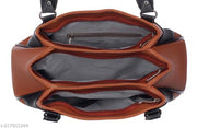 PU leather hand bags for women spacious compartment women handbags stylish bags for women college casual office hand bag for girls water resistant ladies bag daily use purse for women and girls