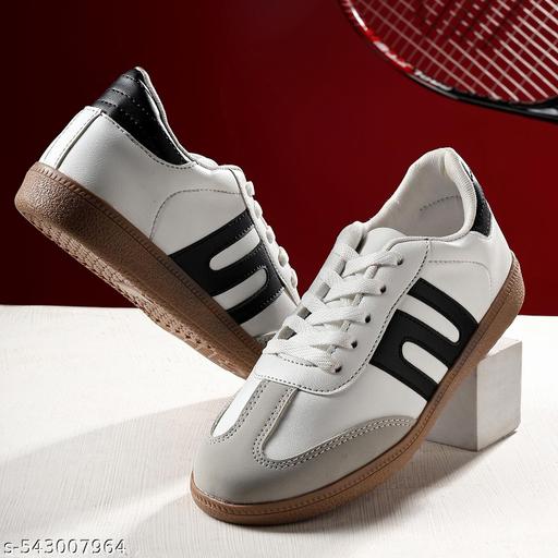 Trase Casual Sneaker Shoes For Women | Soft Cushioned Insole | Sneakers For Woman | Lightweight | Comfortable | Stylish, Trendy Girls And Women Sneakers With Laces (42139, BLACK-WHITE)