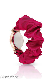 Marron Ribbin Belt | Flower  Dial | Girl’s Watch_Combo