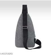Cross Body Bag for Men, Stylish Shoulder Bag Chest Bags for travel CHEST BAG (Grey)