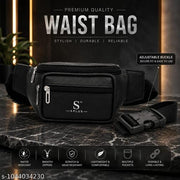 Waist Bag for Men Side Bag for Travel, Sports Waterproof & Adjustable Belt Pouch Fanny Waist Bag
