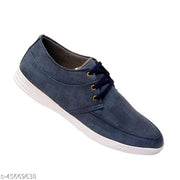 LE GREEM Men's Blue Comfortable & Smart Synthetic Lace Up Running  Walking  Casual Shoes Sneakers