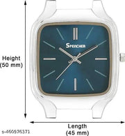FT3025 NEW DESIGNER SQUARE DIAL Analog Watch Green Dial