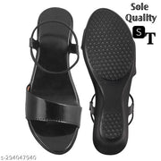 Sahni Traders Women Black Sandal