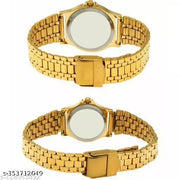 Golden watch for women and girls Analog Watches
