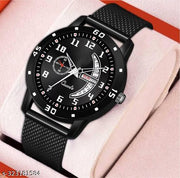 Stainless Steel Strap Day Date Analog Watch For Men
