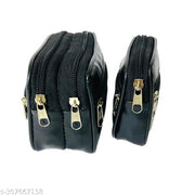 Coin Purse Artificial Leather Money Organiser Card Holder Pouch Case Wallets Blouse Purse for Women Set of 2