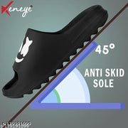 Keneye Men's  Soft Slide || Super Soft and Thik || Outdoor Slip On|| Work From Home Slider|| Anti Skid Sole||