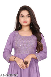 Levendar Purple Seq Gown SSF