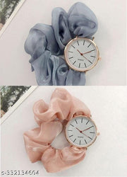 korean style scrunches fancy watch for Queen&princess