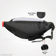 Waist Bag, Multi-Pocket Lightweight, Durable Compact Fanny Pack (Black))