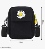 Harshika traders Stunning Canvas Sunflower Crossbody Bag with Adjustable Strap | Perfect for Any Occasion