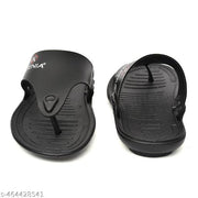 Men's Synthetic Leather Non-Slip Flip-Flops – Casual Fashion Summer Beach Thong Sandals with Metal Stud Accents